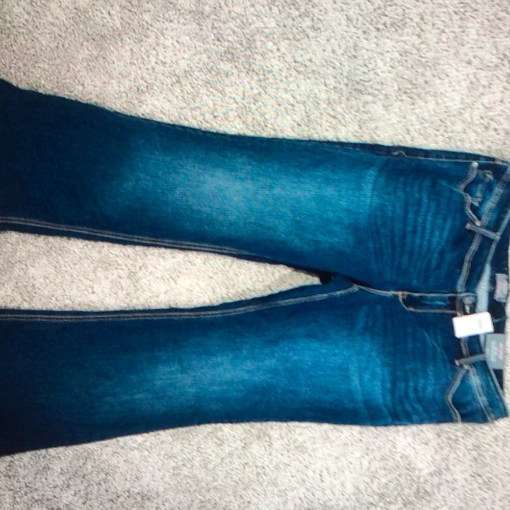Torrid Luxe slim Boot stretch Dark blue denim jeans size 20S
